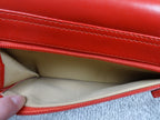 Radley Crossbody Bag Women Retro Vintage Strap Red Leather Dog Charm Zip Y2K UK