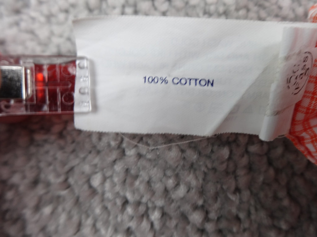 Gap Men’s XL Red Gingham Check Shirt Long Sleeve 100% Cotton Casual Workwear