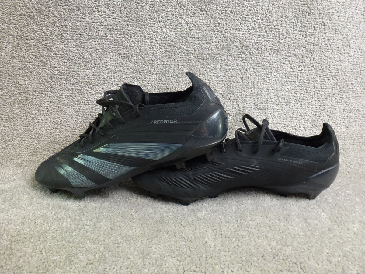 Adidas Predator Elite Low FG Football Boots Men's UK 11 Core Black IE1804