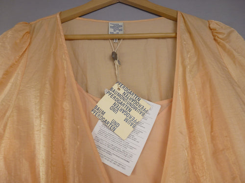 Baum Und Pferdgarten Dress Womens UK 12 Apricot Wrap Mini Party Occasion NWT