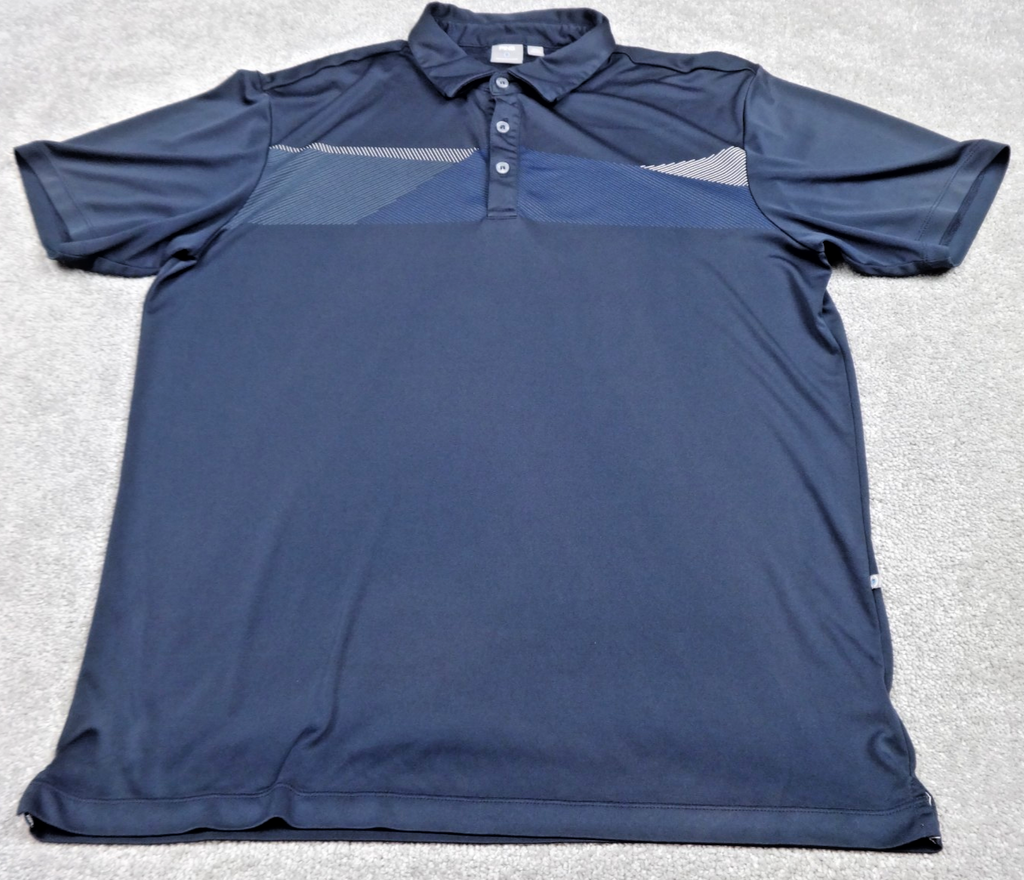 Ping Golf Polo Shirt Men XL Navy Blue Sensorcool Performance Short Sleeve Top