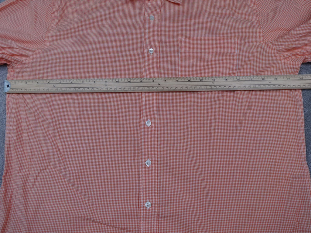 Gap Men’s XL Red Gingham Check Shirt Long Sleeve 100% Cotton Casual Workwear