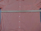 Gap Men’s XL Red Gingham Check Shirt Long Sleeve 100% Cotton Casual Workwear