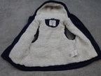 SoulCal & Co Gilet Boy 5-6Y Navy Blue Hooded Fleece Sherpa Padded Bodywarmer