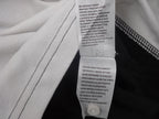 Radicent Polo Shirt Men Medium Black White Colourblock Cotton Short Sleeve BNWT