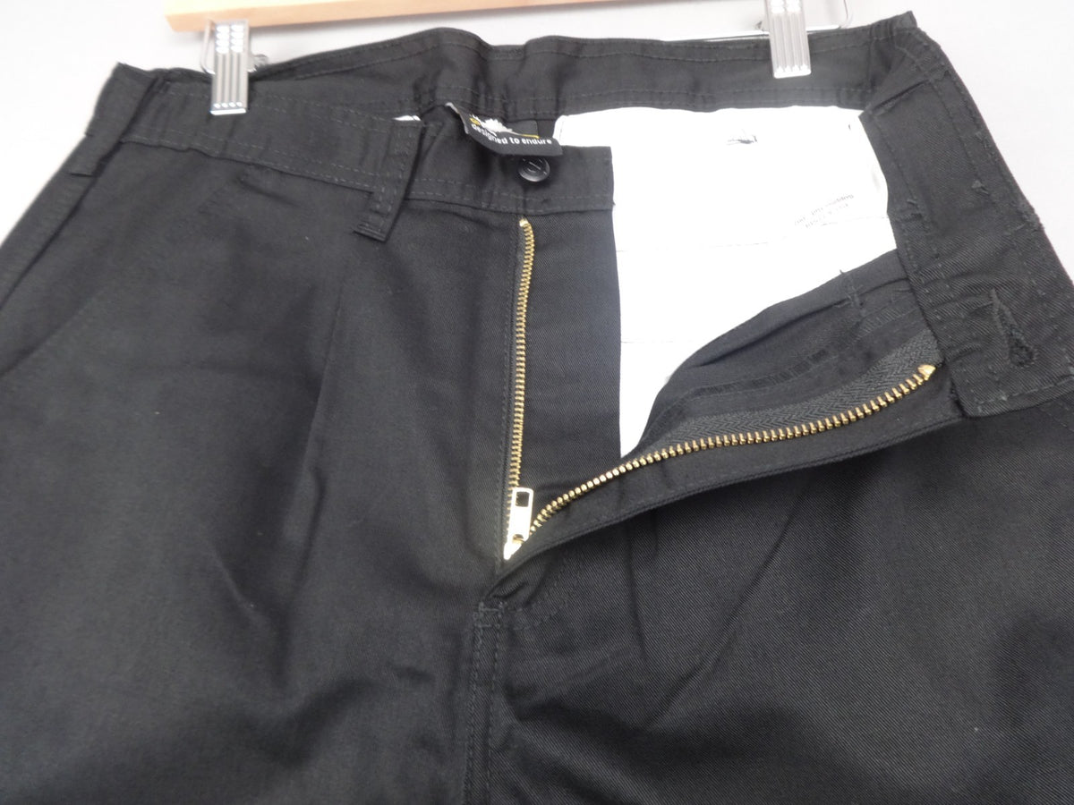 ORN Trousers Mens Black Workwear Cargo Pants BNWT Durable Utility Straight Leg