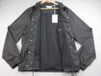 Sefton Jacket Men Unisex Large Black Coach Windbreaker  Vegan Streetwear BNWT