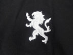 Radicent Polo Shirt Men Medium Black White Colourblock Cotton Short Sleeve BNWT