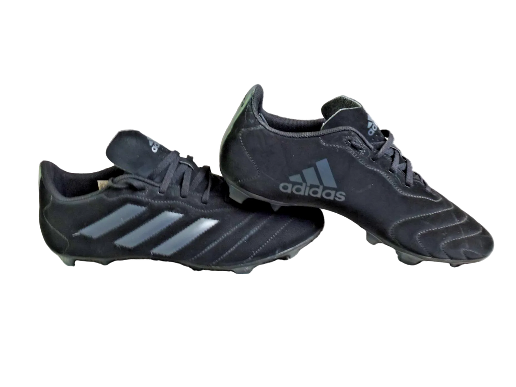 Adidas Football Boots Mens UK 12 Black Firm Ground FG Soccer Cleats Triple Black