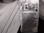 Radicent Polo Shirt Men Medium Black White Colourblock Cotton Short Sleeve BNWT