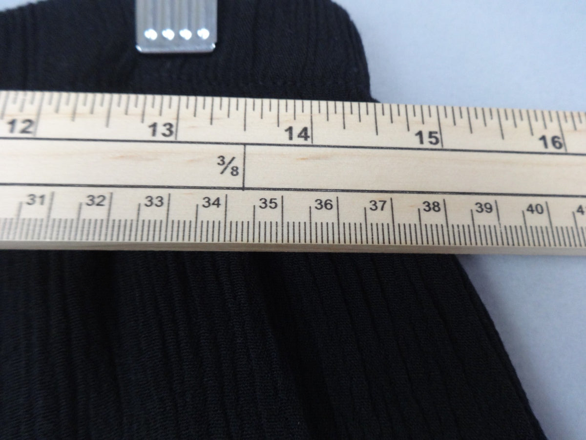 Vintage SAG HARBOR Skirt Womens UK 10 Black Boho Tiered Midi Prairie Cottagecore