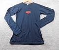 Hi-Tec Long Sleeve T Shirt Women Medium Black Y2K Sports Retro Ringspun Cotton