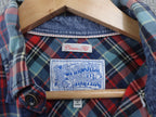Joules Shirt Mens Medium Brushed Plaid Flannel Button Casual Retro Check Shirt