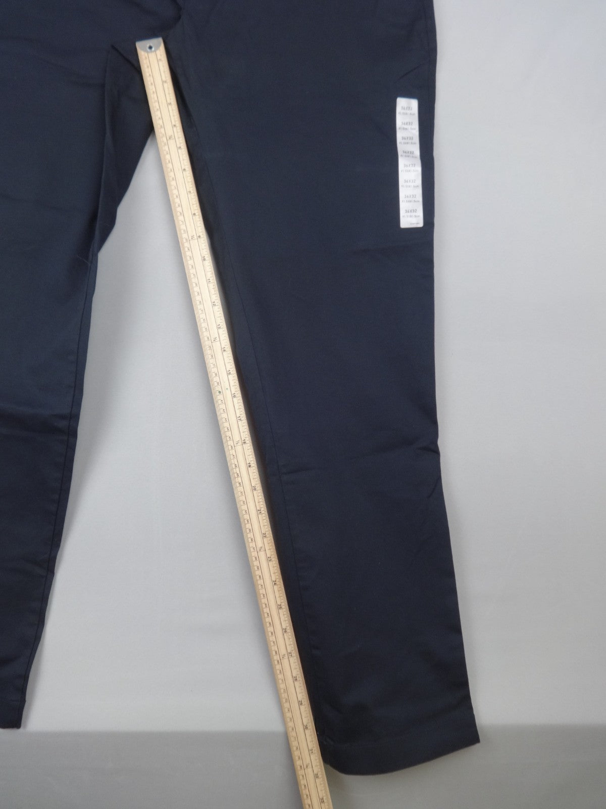Uniqlo Chinos Men W36 L32 Slim Fit Navy Stretch Smart Casual Trousers BNWT Races