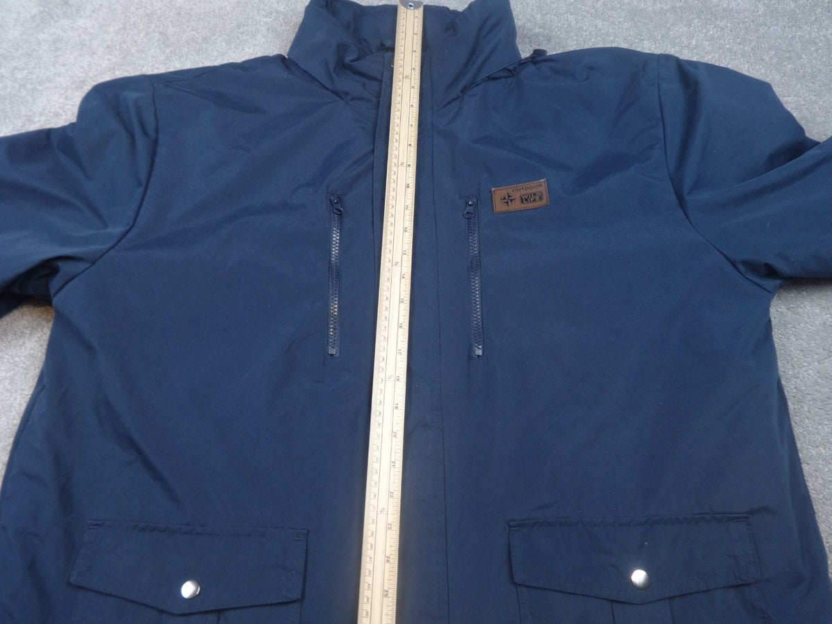 Atlas For Men Jacket Mens Extra Large Blue Padded Winter Outdoor Coat Insulated
