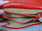 Radley Crossbody Bag Women Retro Vintage Strap Red Leather Dog Charm Zip Y2K UK
