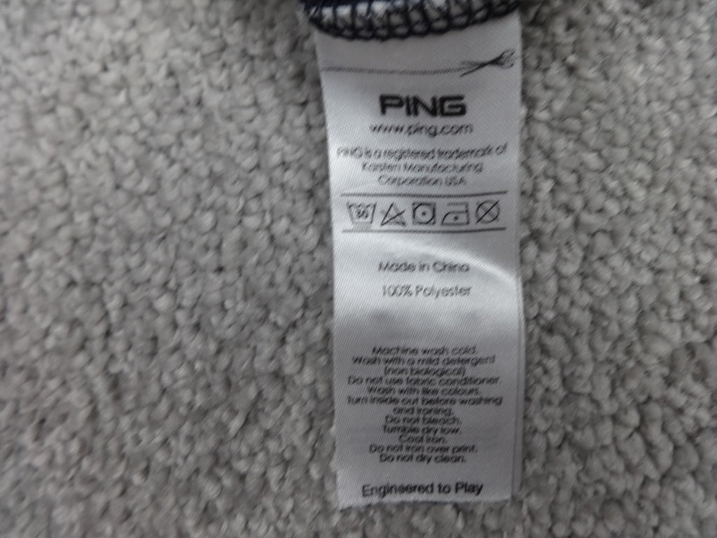 Ping Golf Polo Shirt Men XL Navy Blue Sensorcool Performance Short Sleeve Top