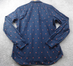 PS Paul Smith Shirt Mens Large Blue Cotton Tailored Fit Pattern Portugal Comfort