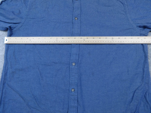 Charles Tyrwhitt Shirt Mens L Blue Cotton Classic Fit Button Down Long Sleeve