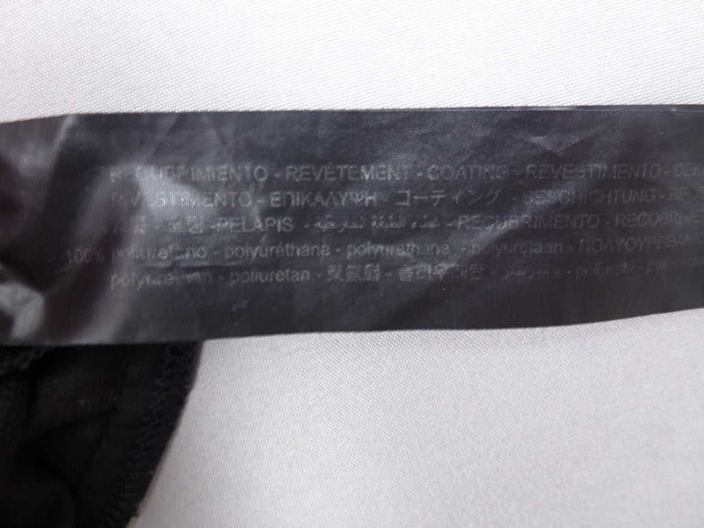 Zara Trouser Women EU 42 UK 14  Black Faux Leather Straight Biker Wet Look Pants