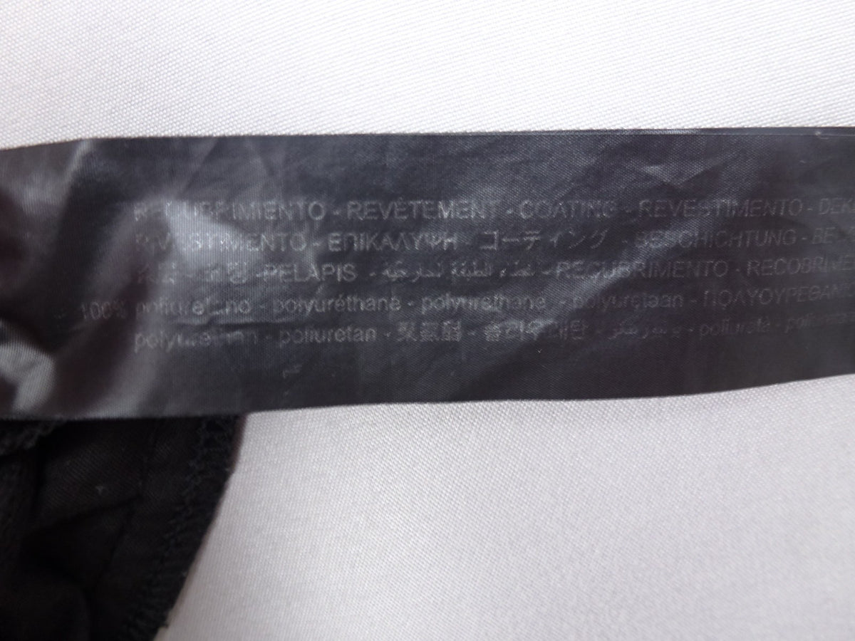 Zara Trouser Women EU 42 UK 14  Black Faux Leather Straight Biker Wet Look Pants