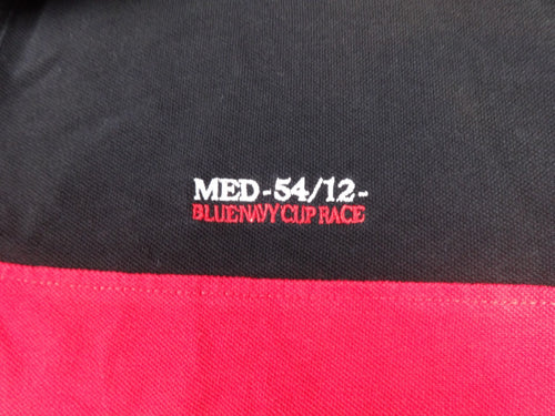Atlas For Men Polo Shirt Mens Medium Black Red Blue Navy Cup Race Casual Rugby