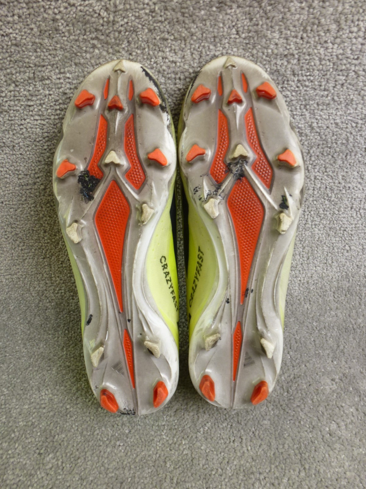 Adidas Crazyfast Football Boots Unisex UK 10 FG Firm Ground Soccer Cleats Yellow
