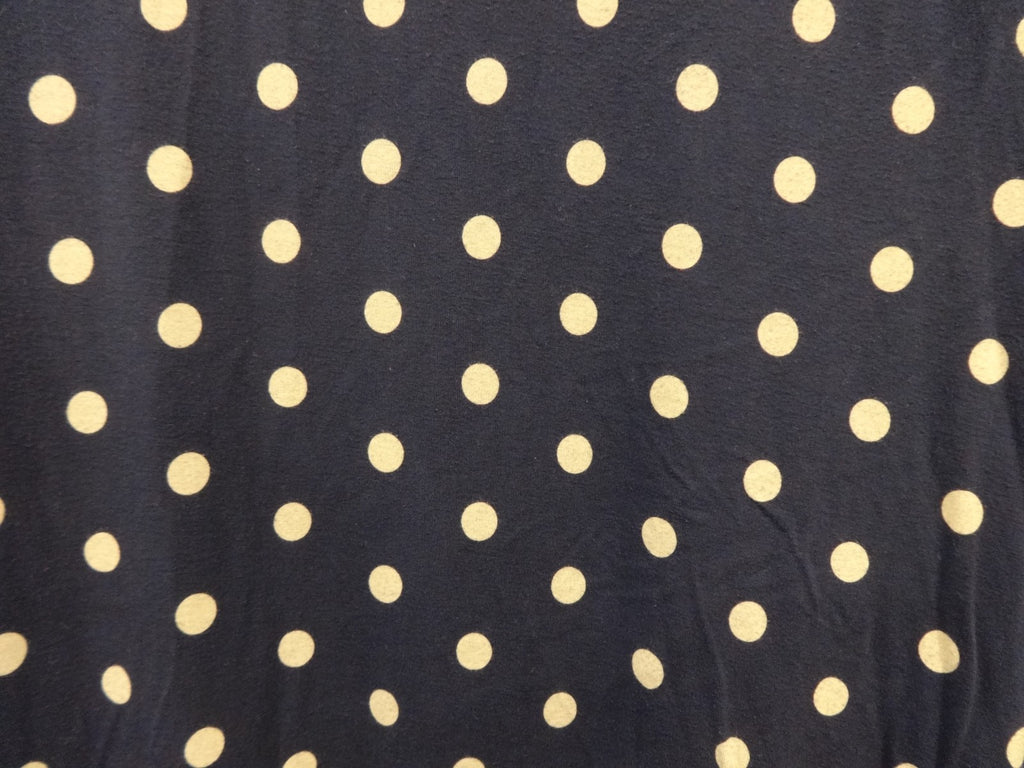 Joules Dress Women UK 16 Navy Polka Dot Wrap Midi Long Sleeve Retro 90s