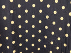 Joules Dress Women UK 16 Navy Polka Dot Wrap Midi Long Sleeve Retro 90s