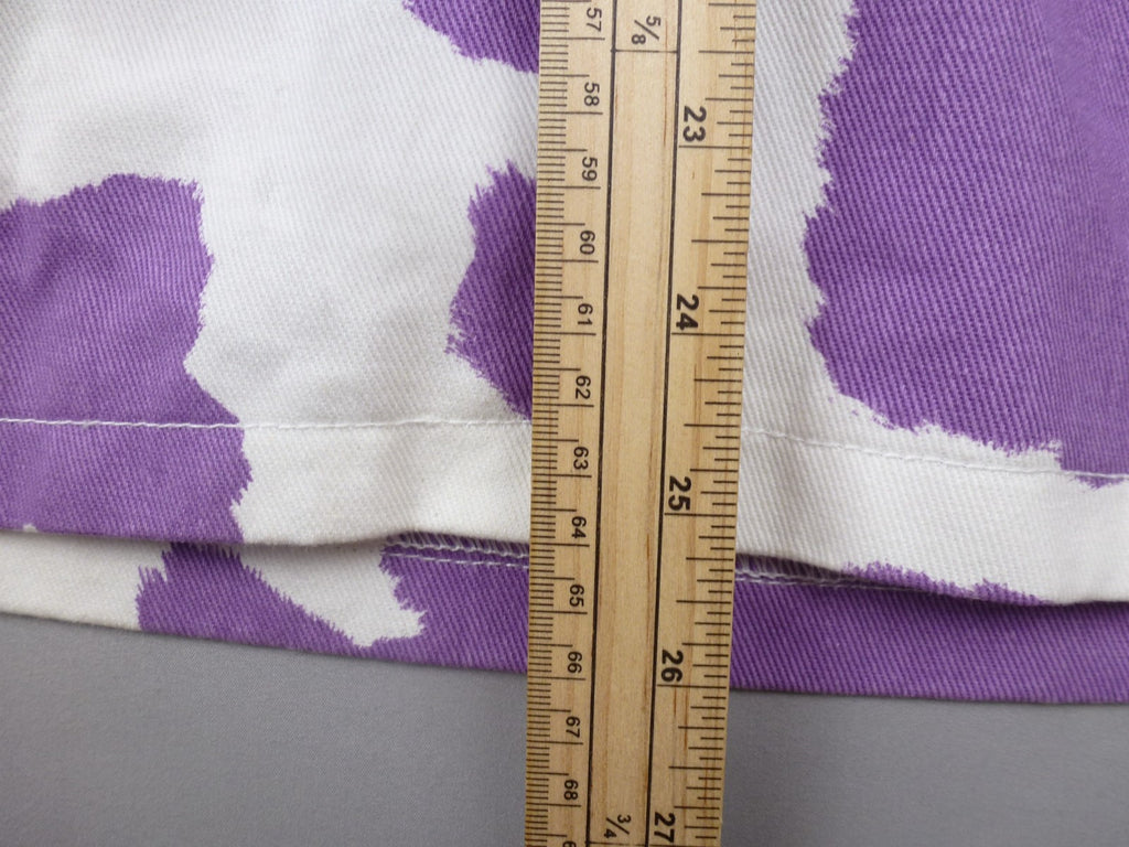 Jaded Dress Women UK 10 Purple Cow Print Belted Buckle Strappy Mini Cotton BNWT