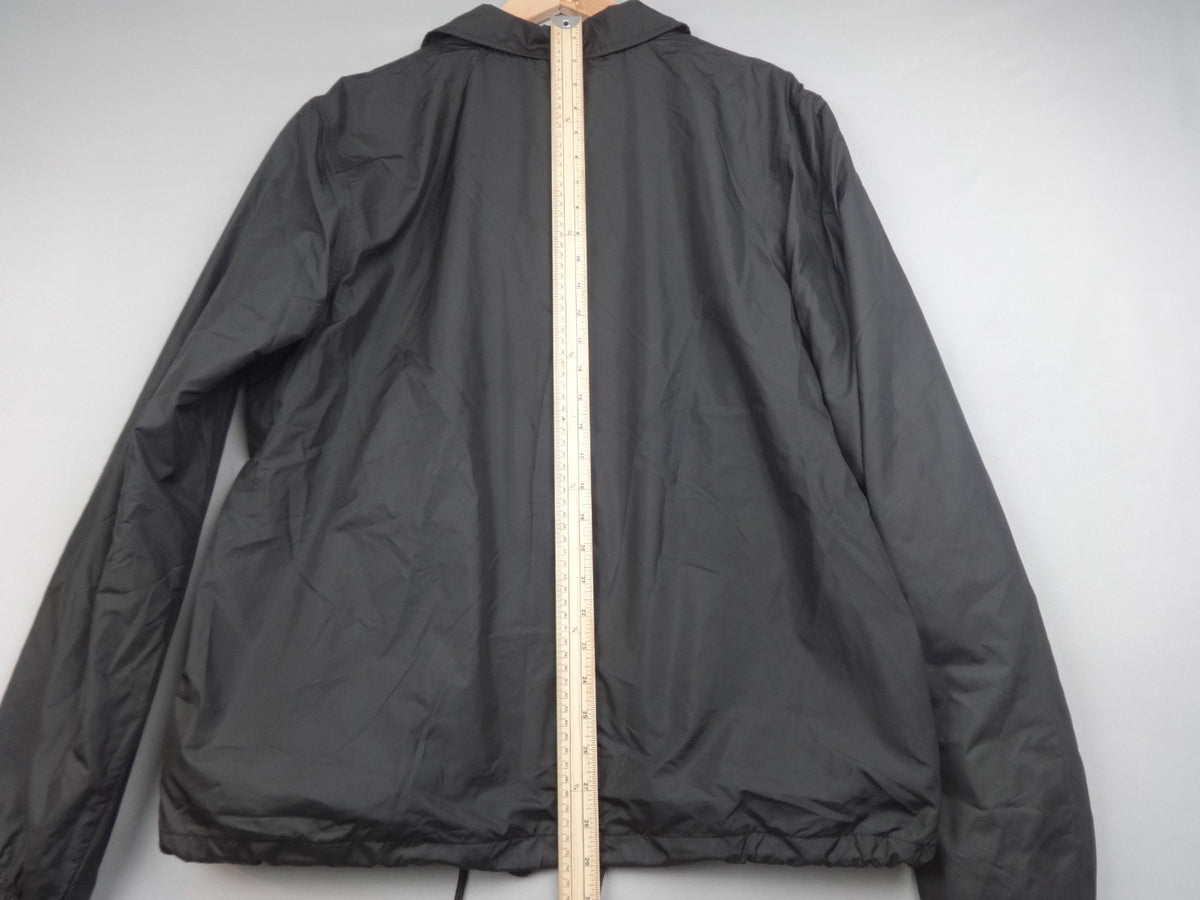 Sefton Jacket Men Unisex Large Black Coach Windbreaker  Vegan Streetwear BNWT