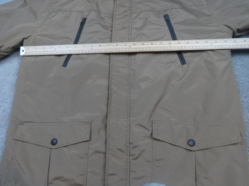 Atlas For Men Jacket Mens 2XL Beige Outdoor Quilted Lining Warm Winter Coat Zip