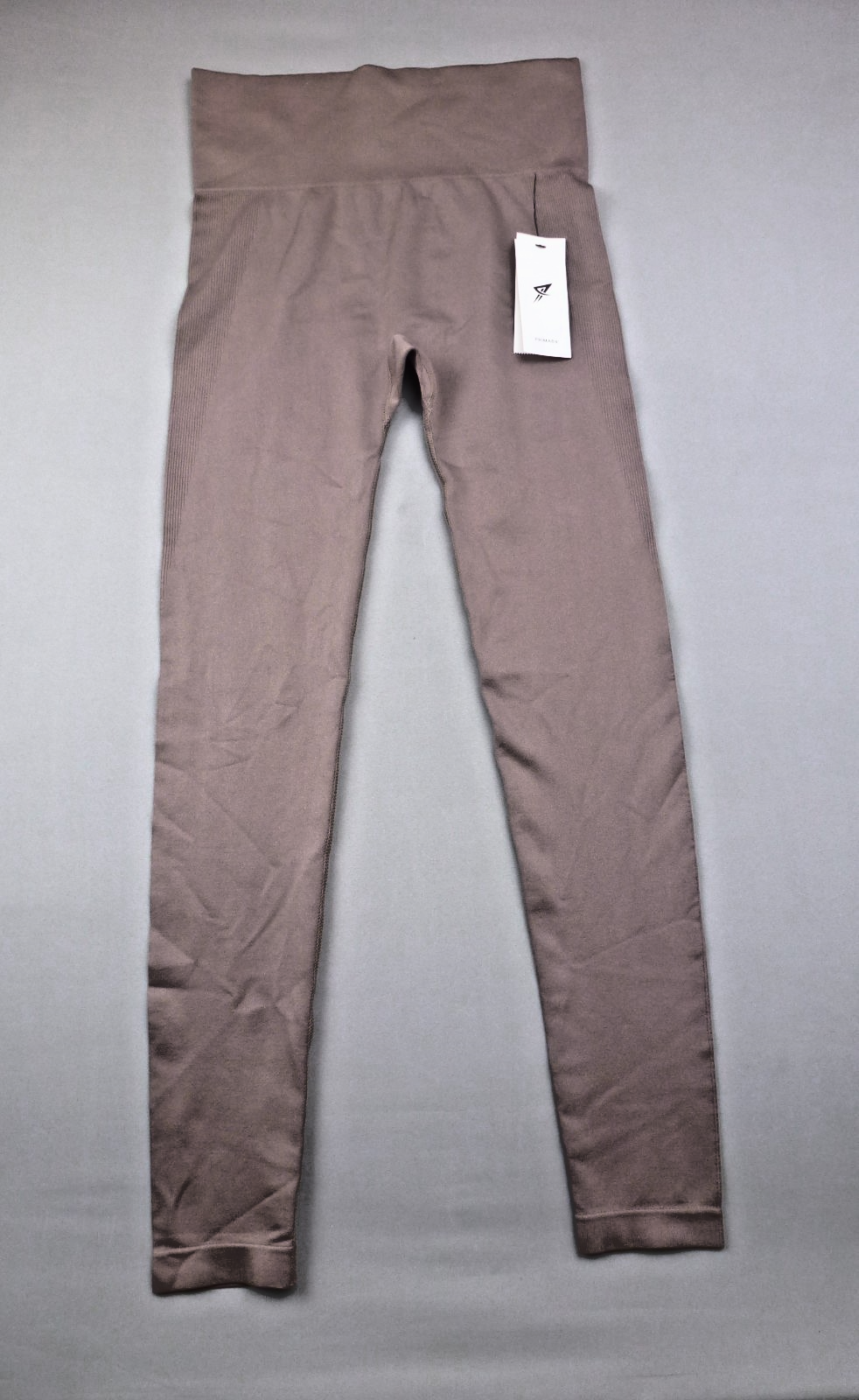 Primark Leggings Women UK 10 S Taupe Seamless High Waist Gym Yoga Sports BNWT