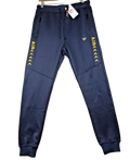 Air Fashion Joggers Men Large Navy Tapered Tracksuit Bottoms Zip Pockets New