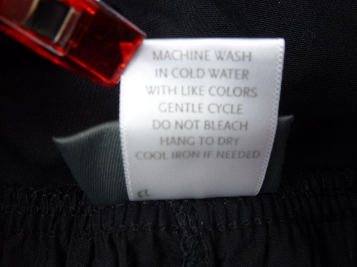 Dots Shorts Womens UK 12 9/10 Black Bubble Hem Cotton Stretch Canada Made BNWT