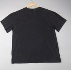 Vinceotto T Shirt Women One Size Black California Eagle Acid Wash Graphic Tee
