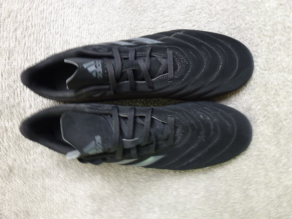 Adidas Football Boots Mens UK 12 Black Firm Ground FG Soccer Cleats Triple Black