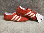 Adidas Gazelle Lo Pro W Women UK 7 Red Suede Gum Sole Trainers Retro BNIB Casual