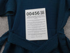 Quiz Top Womens UK 10 Wrap Tie Waist Puff Sleeve Textured Occasion Teal Party