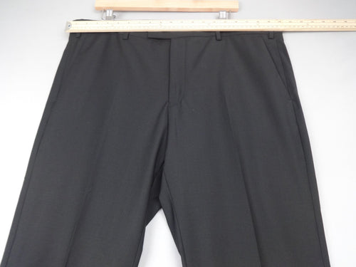 Autograph Trousers Mens W40 L29 Black Tailored Fit Wool Rich Formal Stretch BNWT