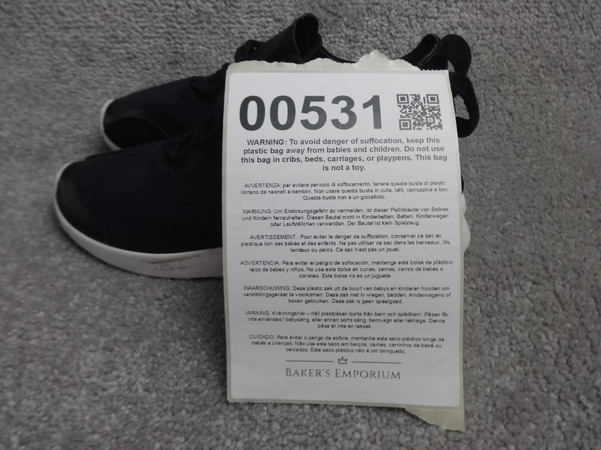 Adidas ZX Flux ADV Smooth Trainers Women Size UK 5.5 Triple Black Running Shoes