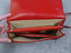 Radley Crossbody Bag Women Retro Vintage Strap Red Leather Dog Charm Zip Y2K UK