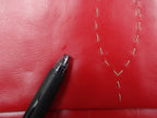Radley Crossbody Bag Women Retro Vintage Strap Red Leather Dog Charm Zip Y2K UK